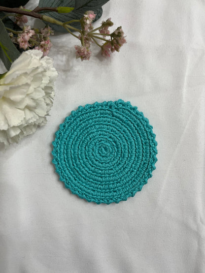 Unicolor mug coaster #Turquoise