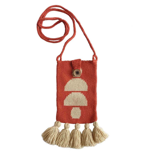 Boho phone purse with tassels #1