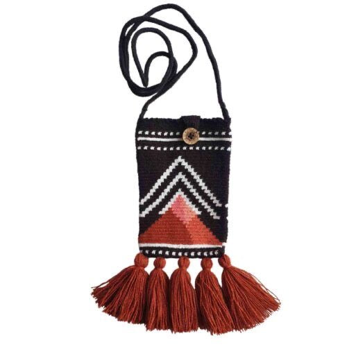 Boho phone purse with tassels #2