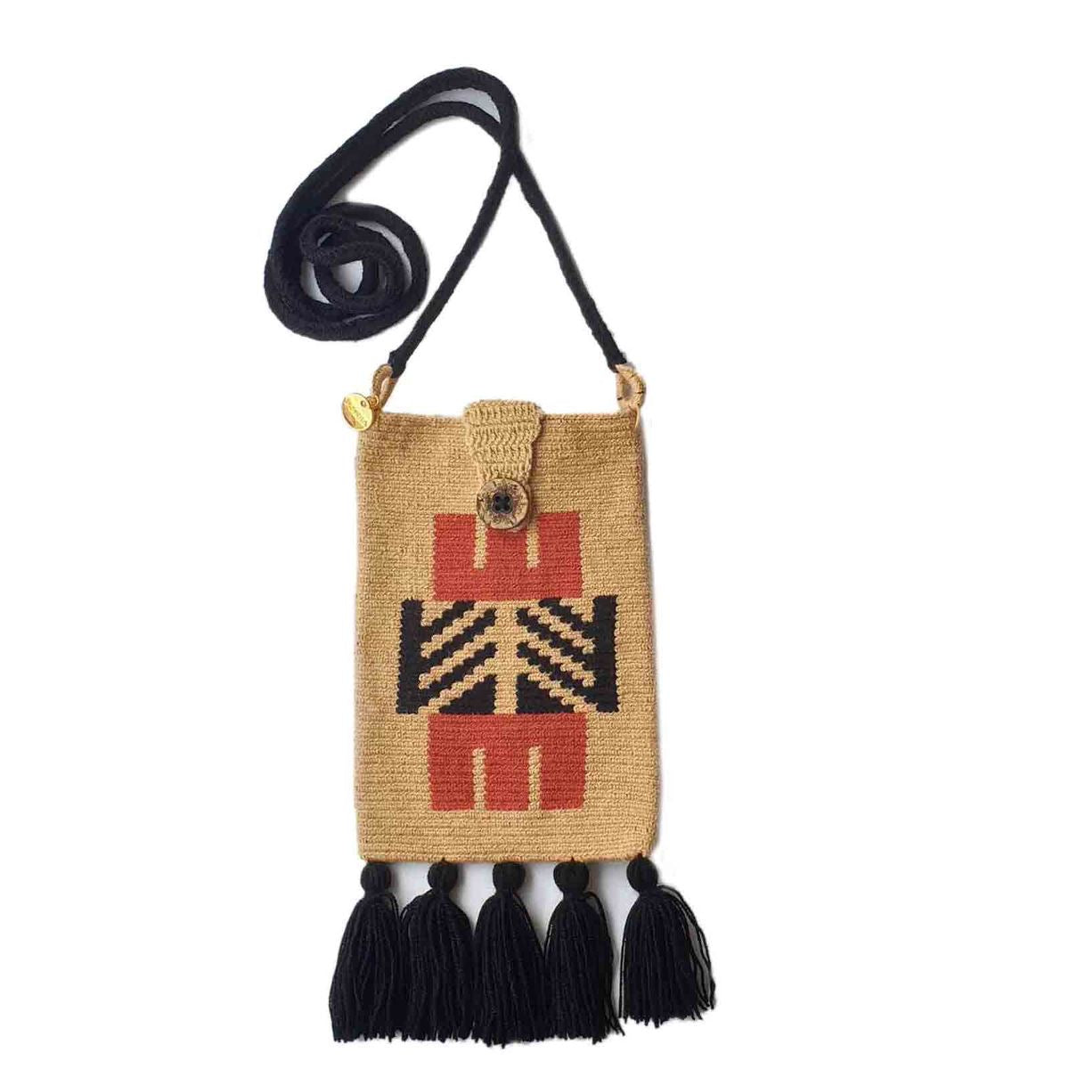 Boho phone purse with tassels #3